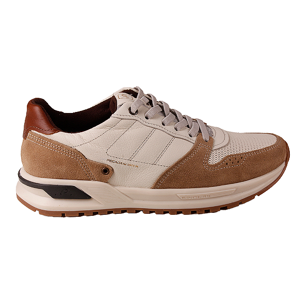 Sapatênis Casual Couro Confortável Masculino Pegada 112103