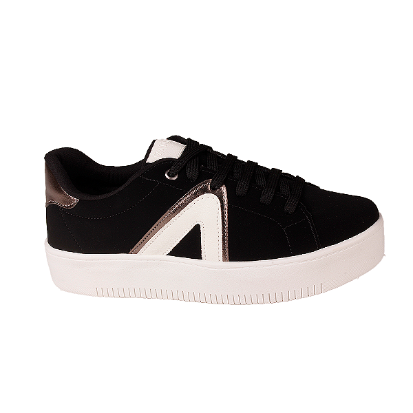 Tênis Casual Flatform Sola Alta Feminino Izalu 21124 Iz