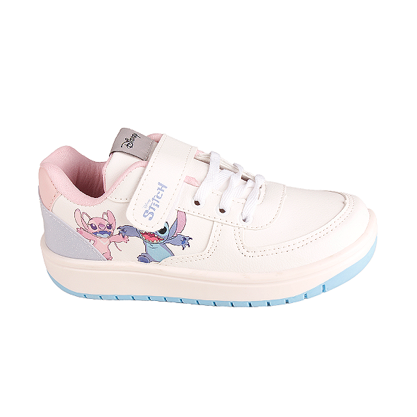 Tênis Infantil Menina Calce Fácil Marvel Dst01dy Stitch Inf