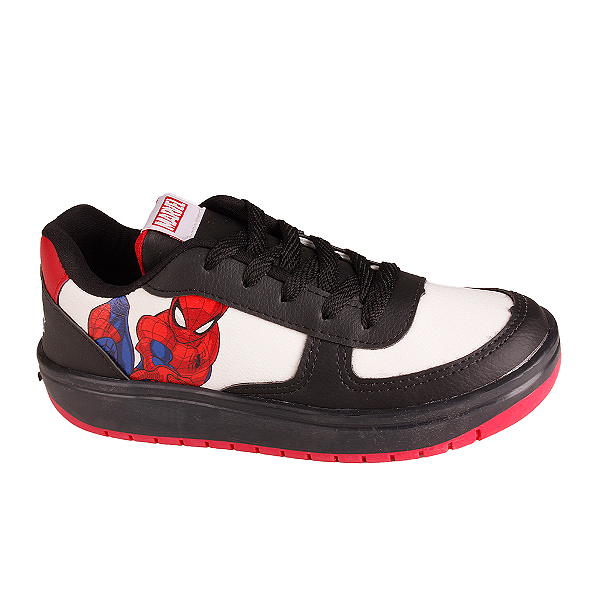 Tênis Infantil Menino Calce Fácil Marvel Msp06dy Homem Aranha Inf
