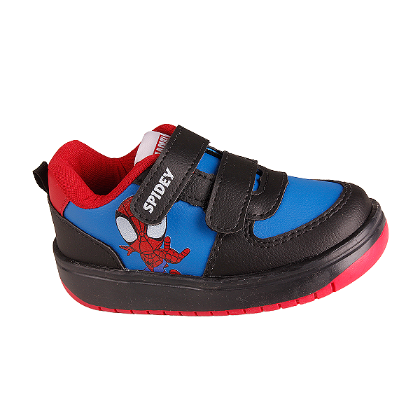 Tênis Infantil Velcro Menino Marvel Msy01dy Homem Aranha Bb