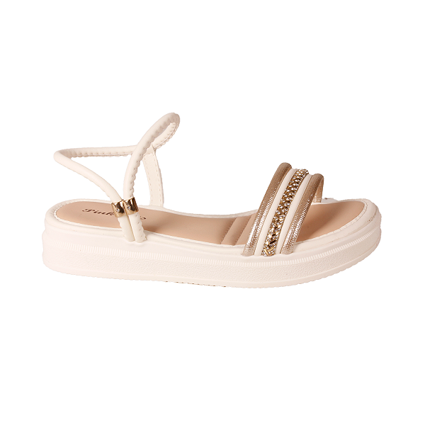 Sandália flatform Menina Casual Anatômica Conforto Pink Cats V5871