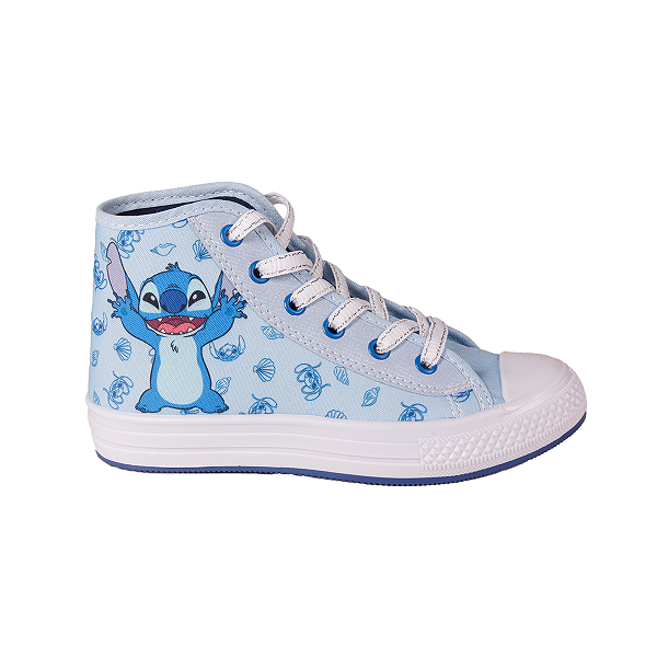 Tenis Cano Alto Stitch Disney Casual Escola Menino Marvel Marvel Dst01wis Stitch