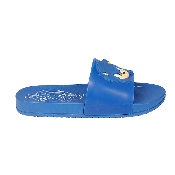 Chinelo Slide Conforto Casual Sonic Verão Menino Grendene 23324 Sonic View
