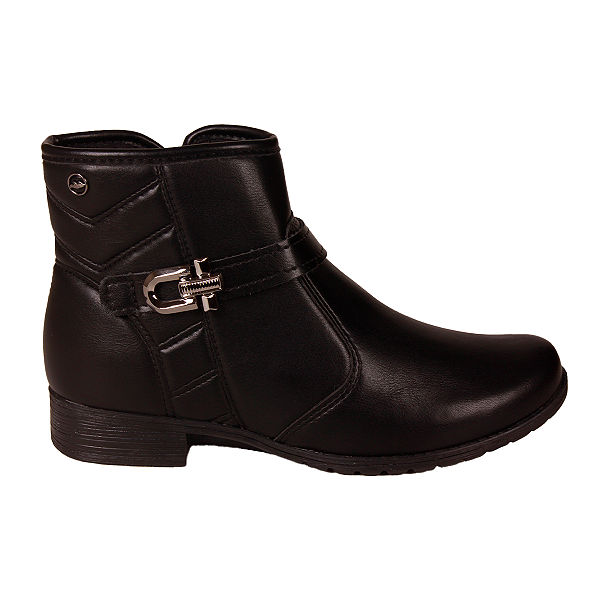 Bota Coturno Salto Baixo Cano Curto Almeria Feminina Dakota D2183