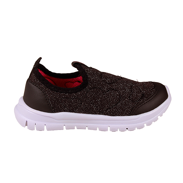 Tênis Slip on Calce Fácil Confortável Menina Via Vip Vv 9606