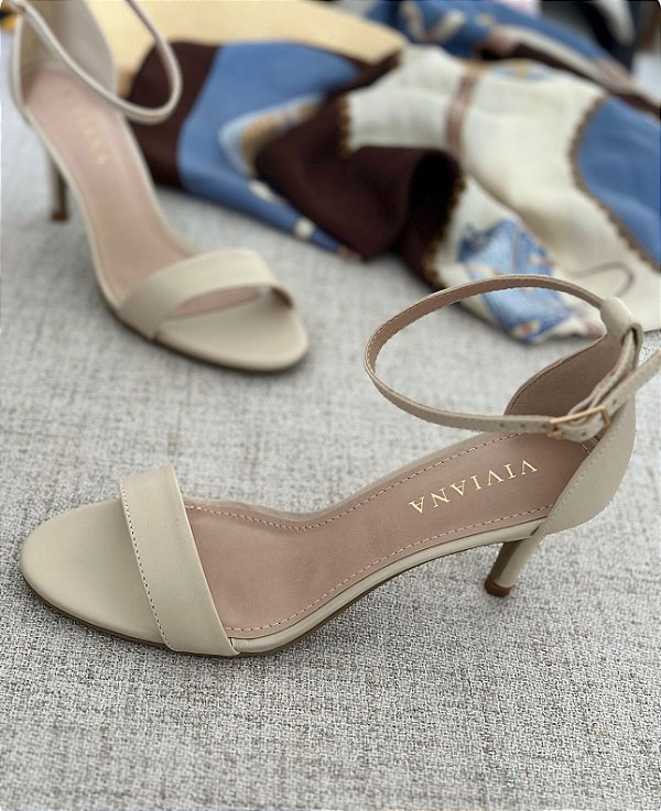 Sandália Branca Off White Claire