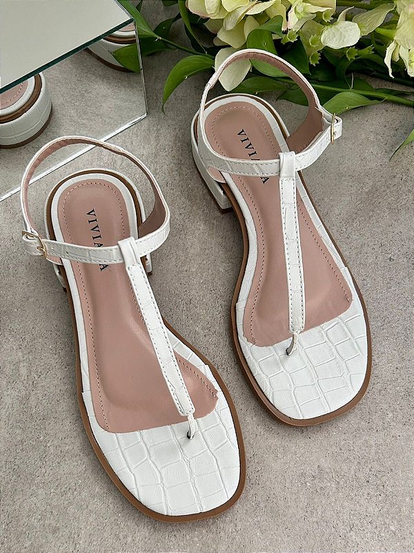 Sandália Off White Ciccy