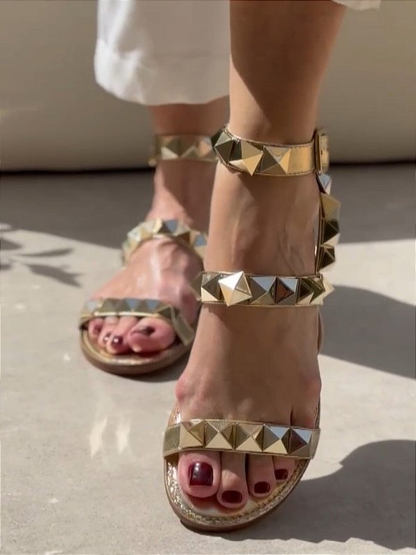 Bianca Rasteira Ouro Light