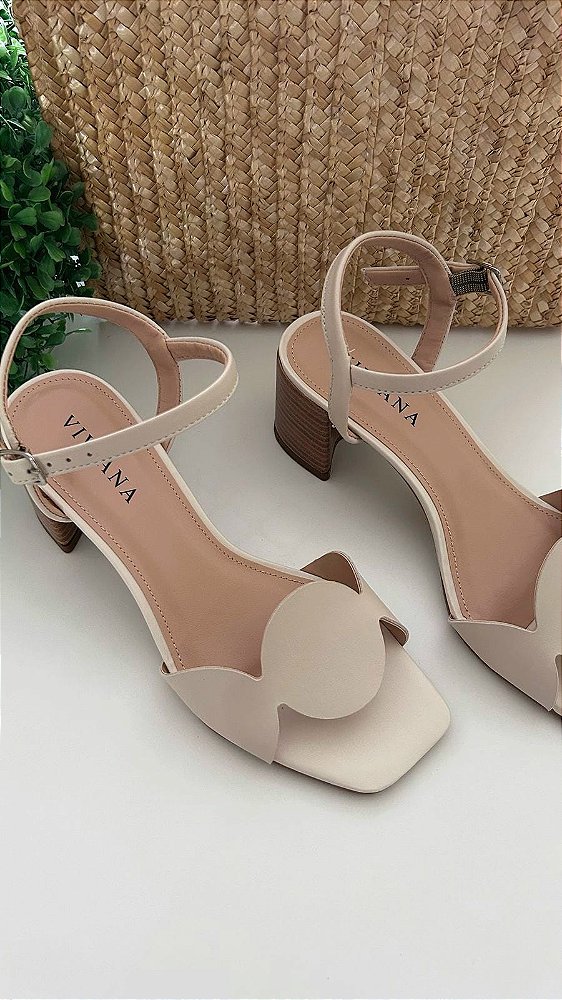 Sandália Off white Filipa