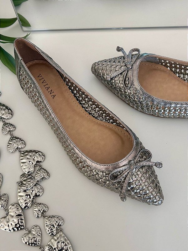 Sapatilha Prata Velho Gabi