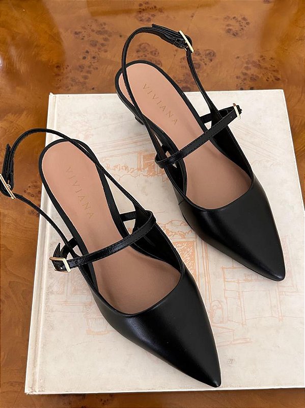 Scarpin Preto Iris