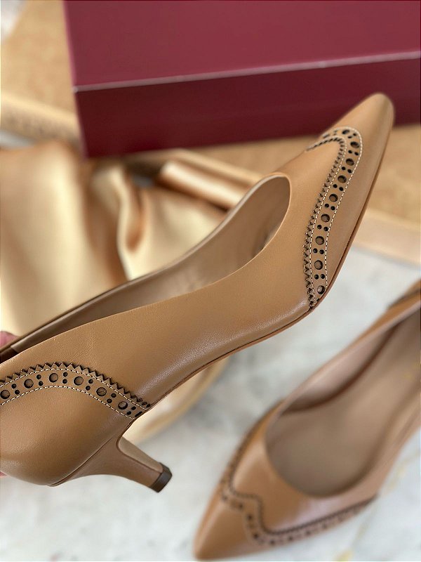 Scarpin Taylor Capuccino