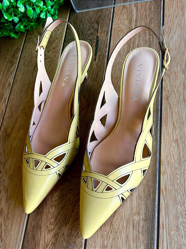 Scarpin Andria Yellow
