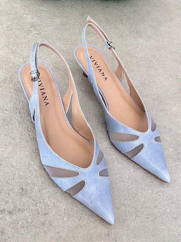 Scarpin Rebeca Gris