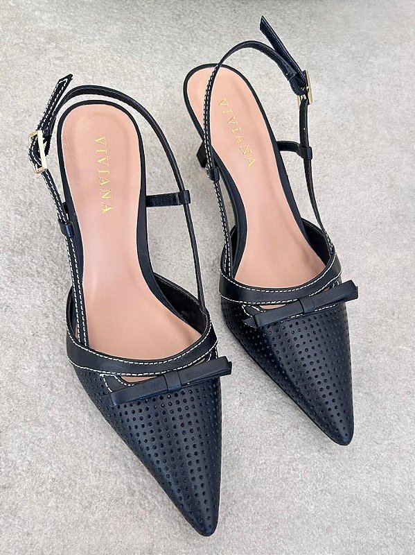 Scarpin Mariana Preto
