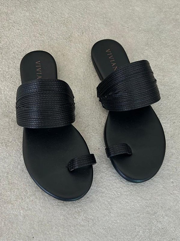 Rasteira Misha Preto