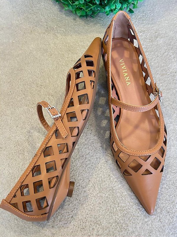 Scarpin Mily Capuccino