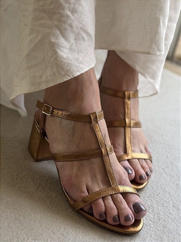 Sandália Taissa Bronze