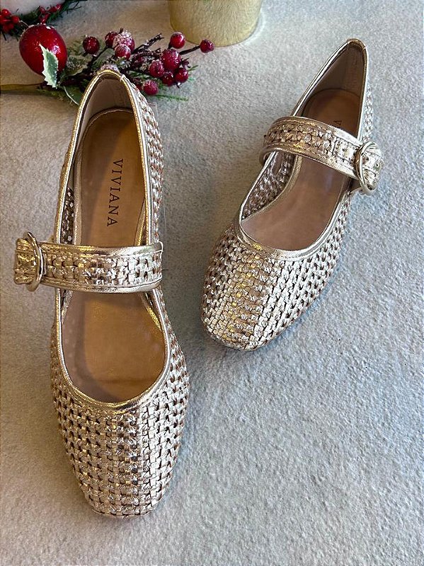 Sapatilha Lexie Ouro Light