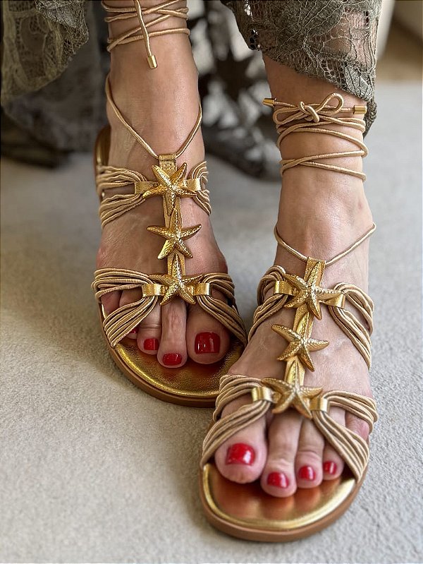 Rasteira Almare Ouro