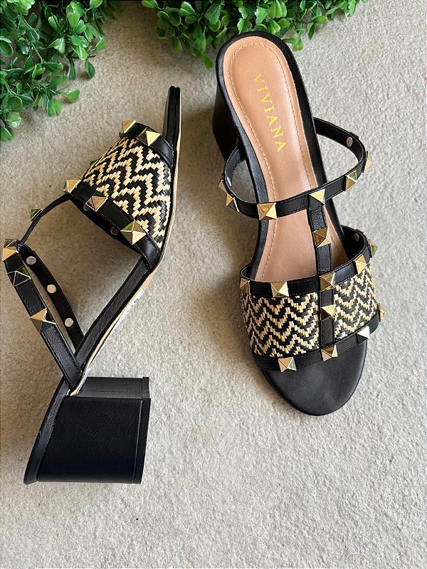 Sandália Leandra Preto