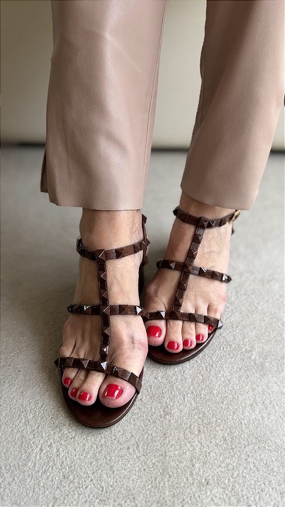 Sandália Maju Brown