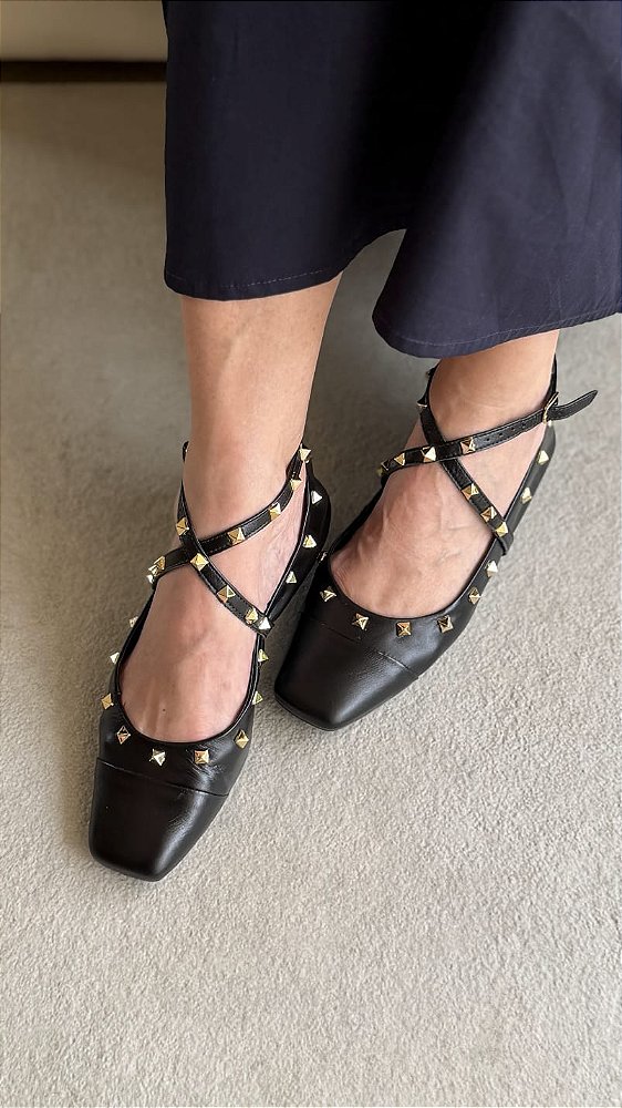 Sapatilha Dominique Preto