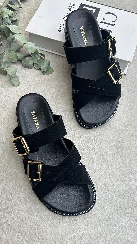 Papete Tribeca Camurção Preto