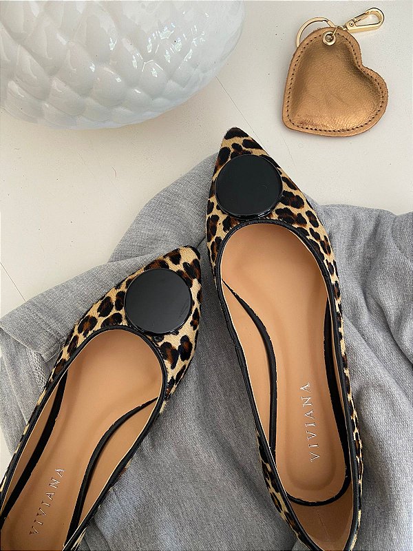 Sapatilha Litah Pêlo Onça