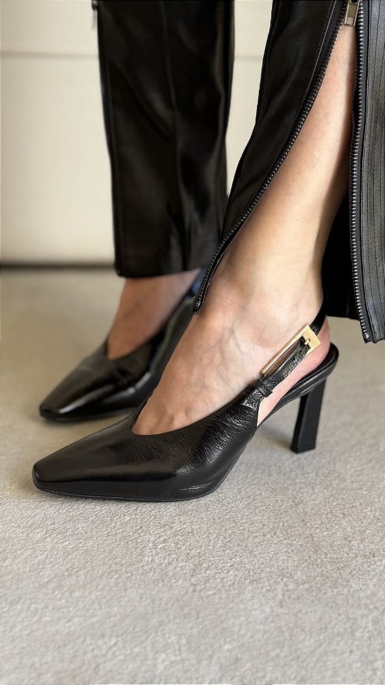 Scarpin Aline Preto