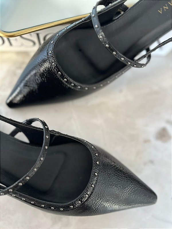 Sapatilha Luisa Verniz Preto