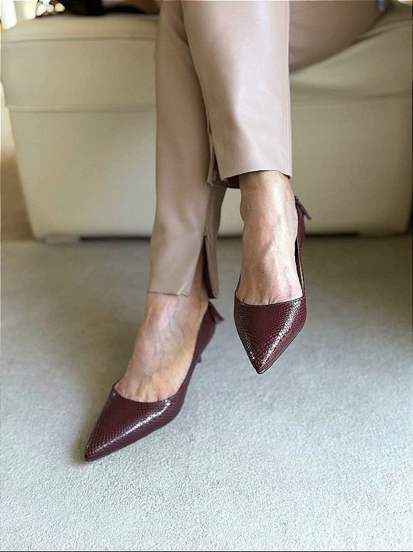 Scarpin Camis Malbec