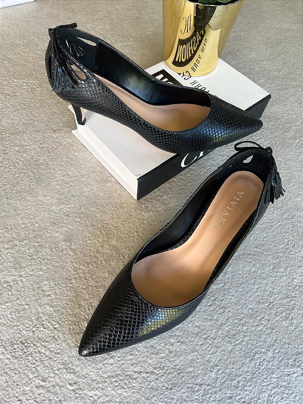 Scarpin Camis Preto