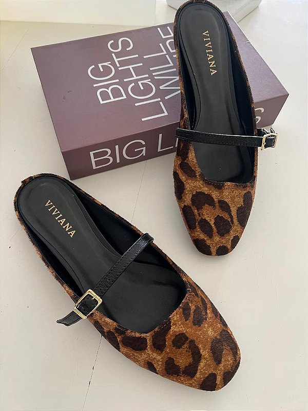 Mule Jolie Pêlo Leopardo