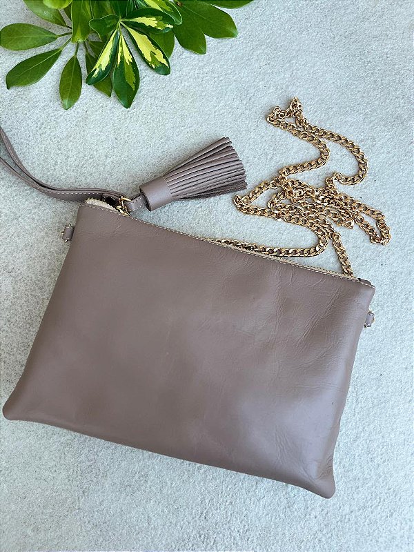 Bolsa Azuza tiracolo Taupe
