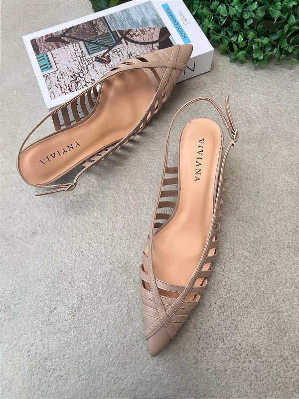 Scarpin Belle Amêndoa