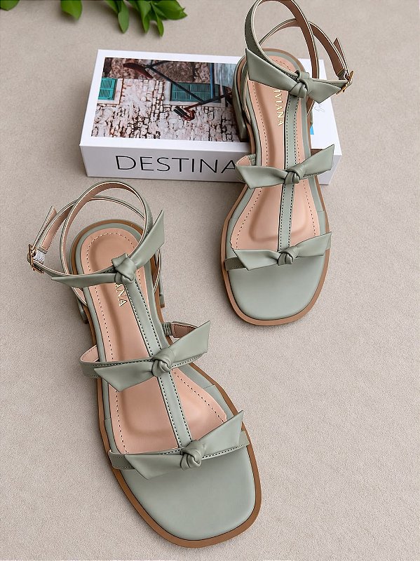 Sandália Gabi Erva Mate
