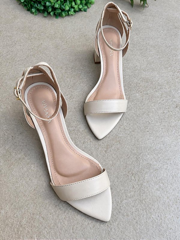 Sandália Taina Off White