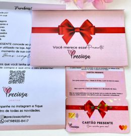 Kit Cartão Presente