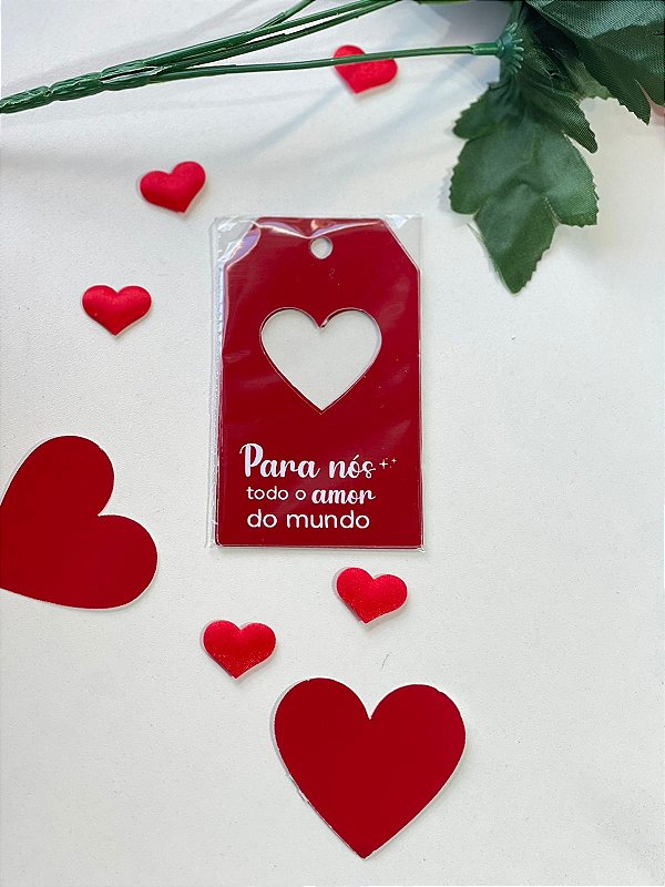 24 unidades - Tag dia dos namorados