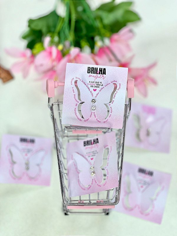 10 unid. card borboleta corte especial