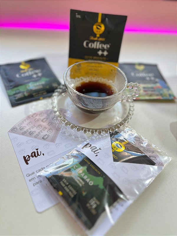 Card especial sachê de café