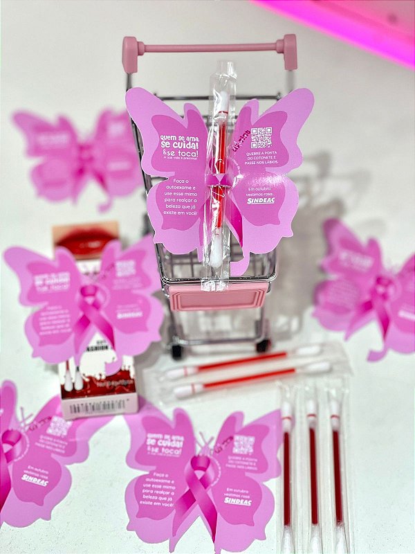 10 unid. Borboleta com Lip Tint
