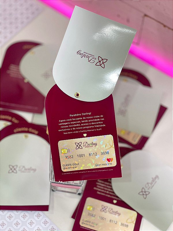 Gift card de luxo - Cliente Vip