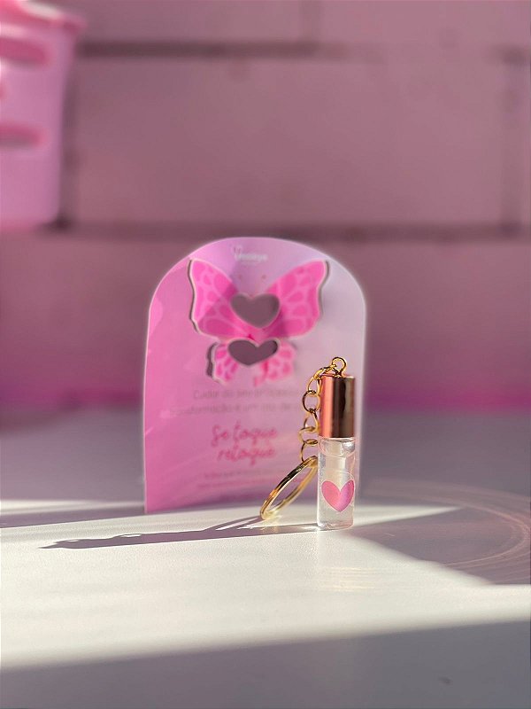 20 unid. Chaveiro com mini gloss