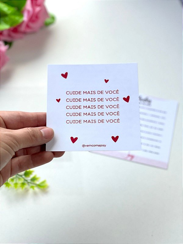 300 unid. Cartões de agradecimento 8x9cm