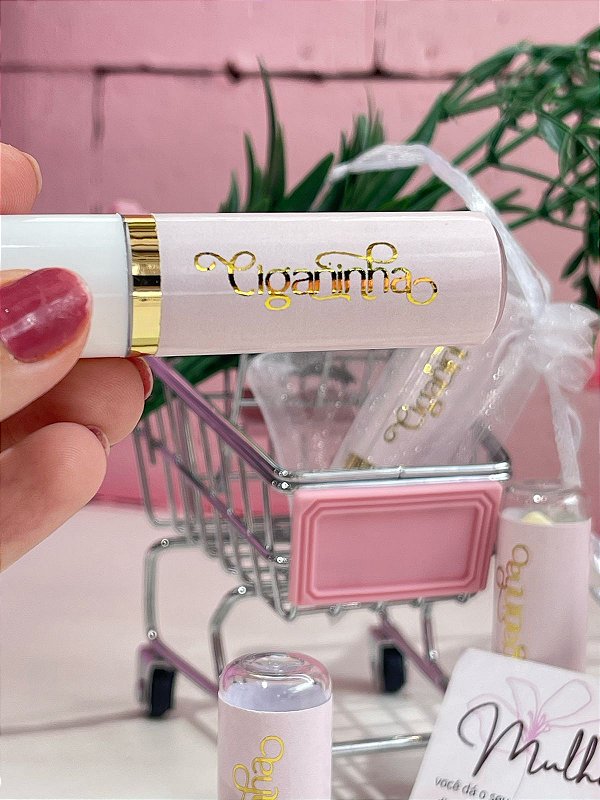 30 unidades - Manteiga de cacau com efeito dourado - Envio rápido