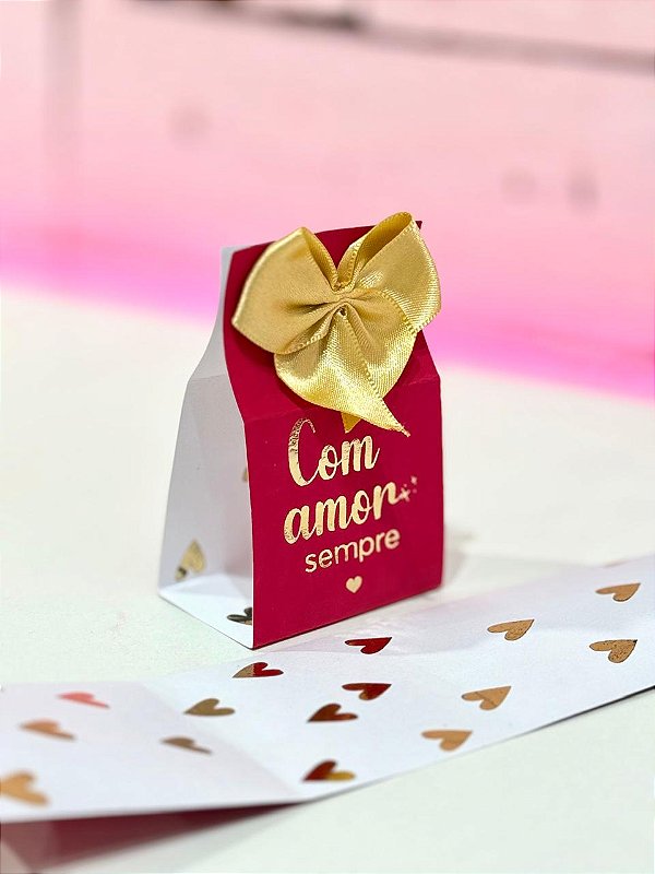 24 unidades - Card luxo vazio para mimos