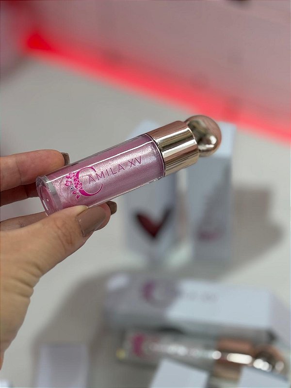 Gloss labial ponteira preciosa personalizado com logomarca